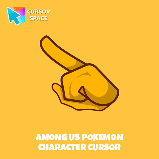 Among Us Pokemon Character cursor